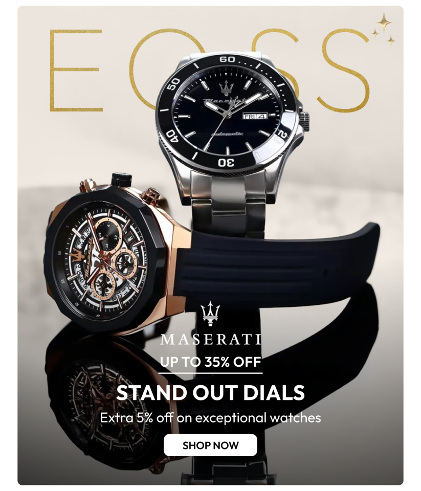 Maserati Premium Watch Collection