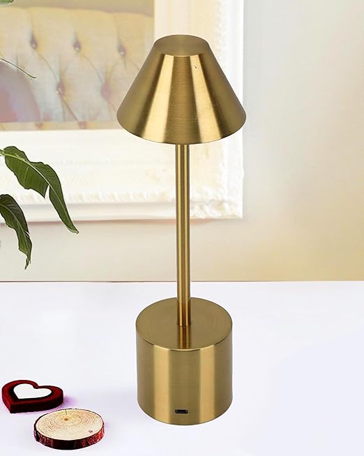 Rechargeable Touch Table Lamp – 3 Color Modes | Portable Night Lamp