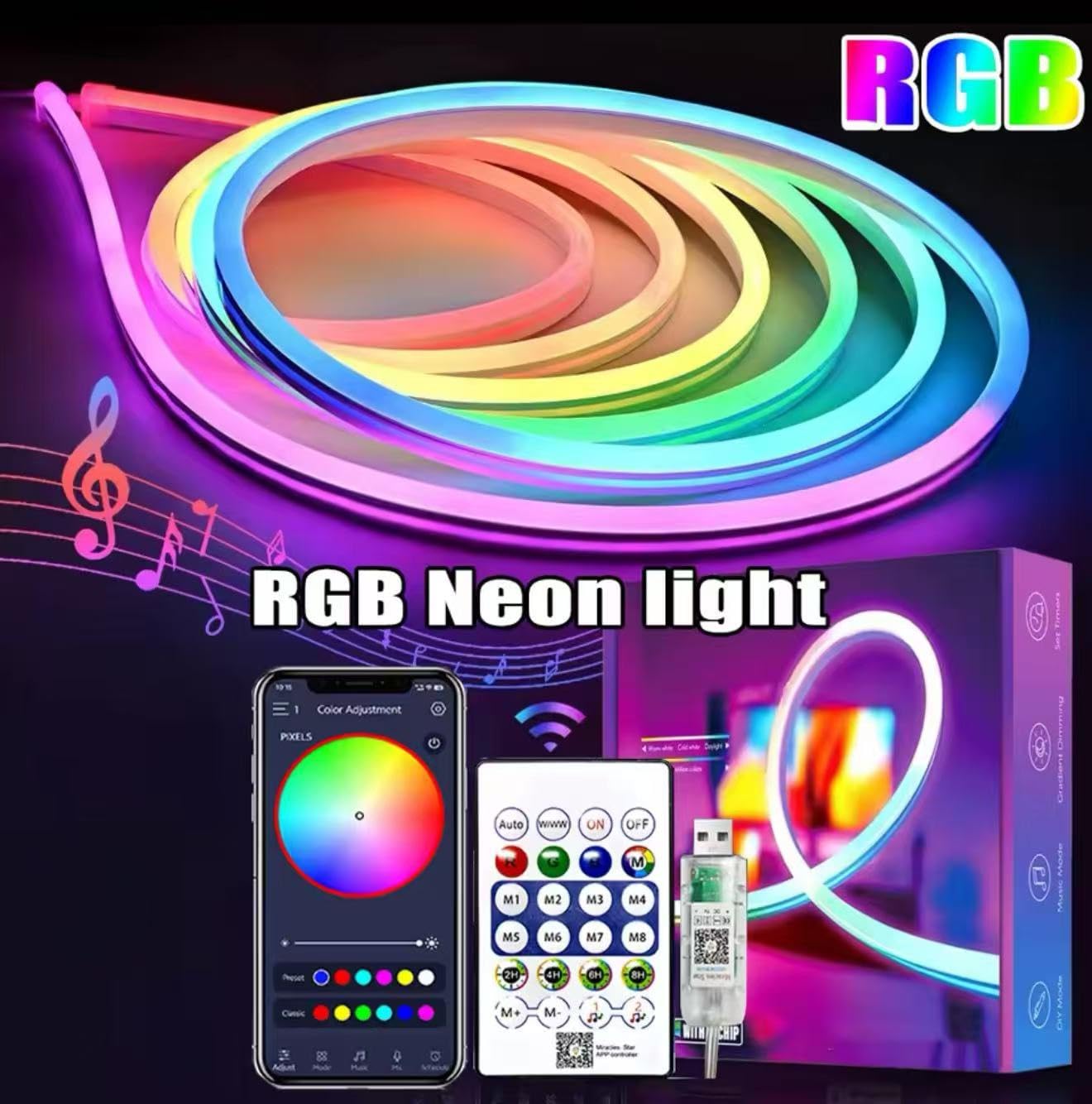 RGB LED Strip Lights – Room & Home Decor
