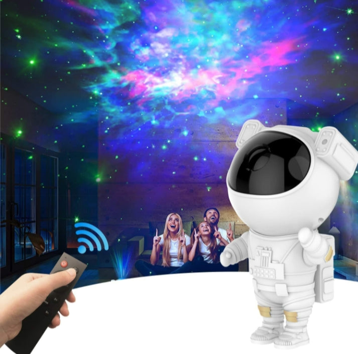 Galaxy Star Projector Night Lamp (Remote + Music + Timer)